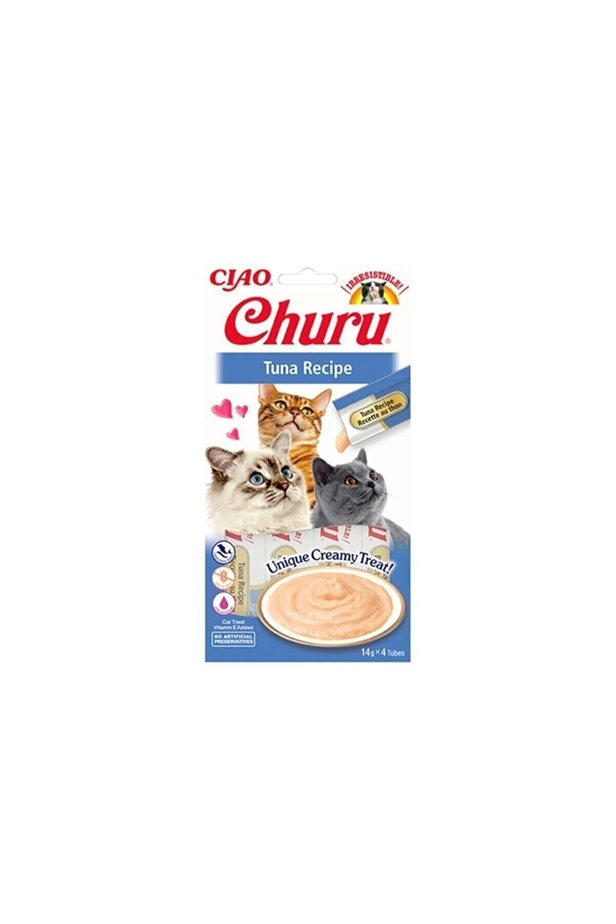 Ciao%20Cıao%20Churu%20Cream%20Ton%20Balıklı%20Sıvı%20Kedi%20Ödül%20Maması%2014gr%20(4’lü)