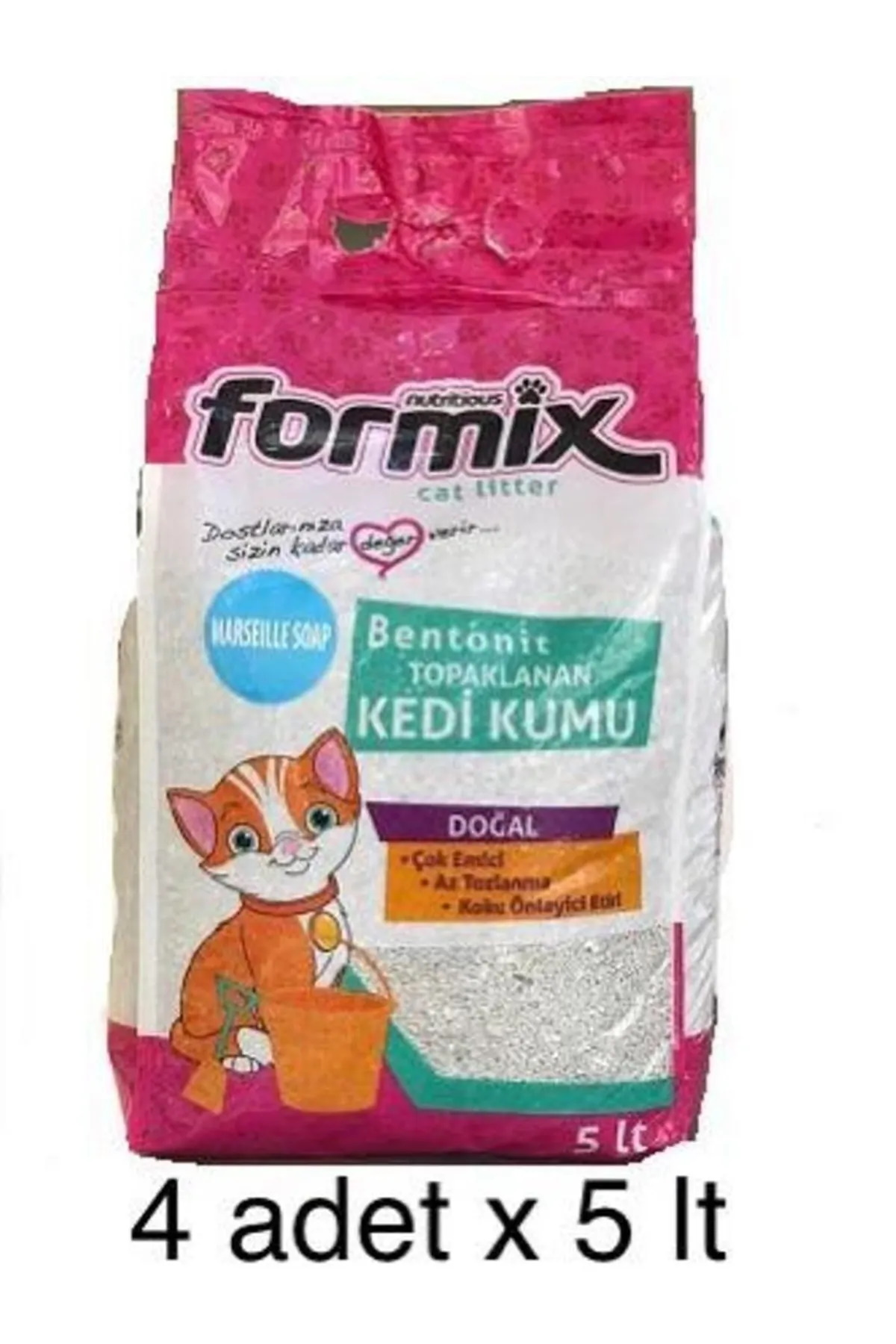 Formix%20Kedi%20Kumu%20Marsilya%20Sabunu%20Kokulu%205%20Lt%20X%204%20Adet