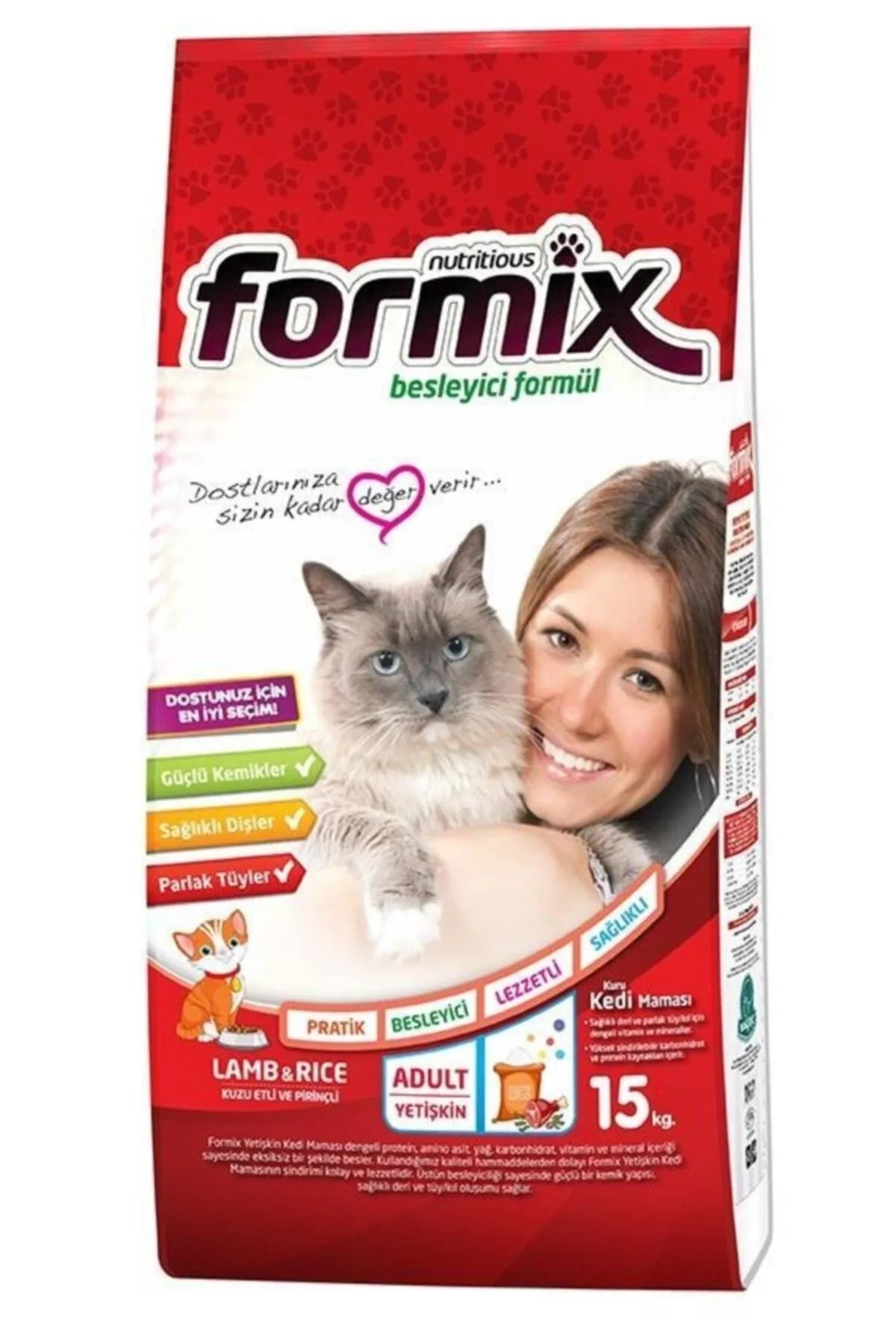 Formix%20Kuzulu%20Yetişkin%20Kedi%20Maması%2015%20Kg