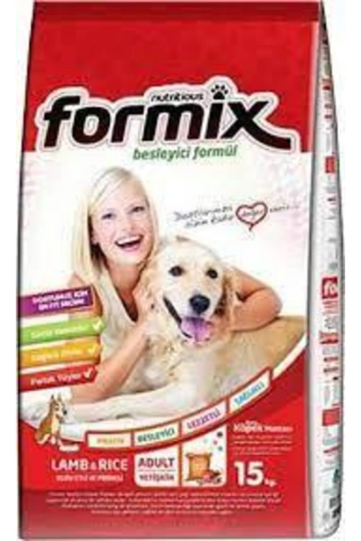 Formix%20Kuzu%20Etli%20Ve%20Pirinçli%20Yetişkin%20Köpek%20Maması%2015%20kg