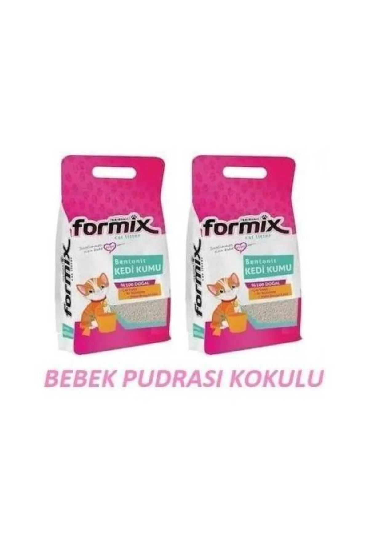 Formix%20Topaklaşan%20Bebek%20Pudra%20Kokulu%20Ince%20Bentonit%20Kedi%20Kumu%2010%20lt%20X%202%20Adet