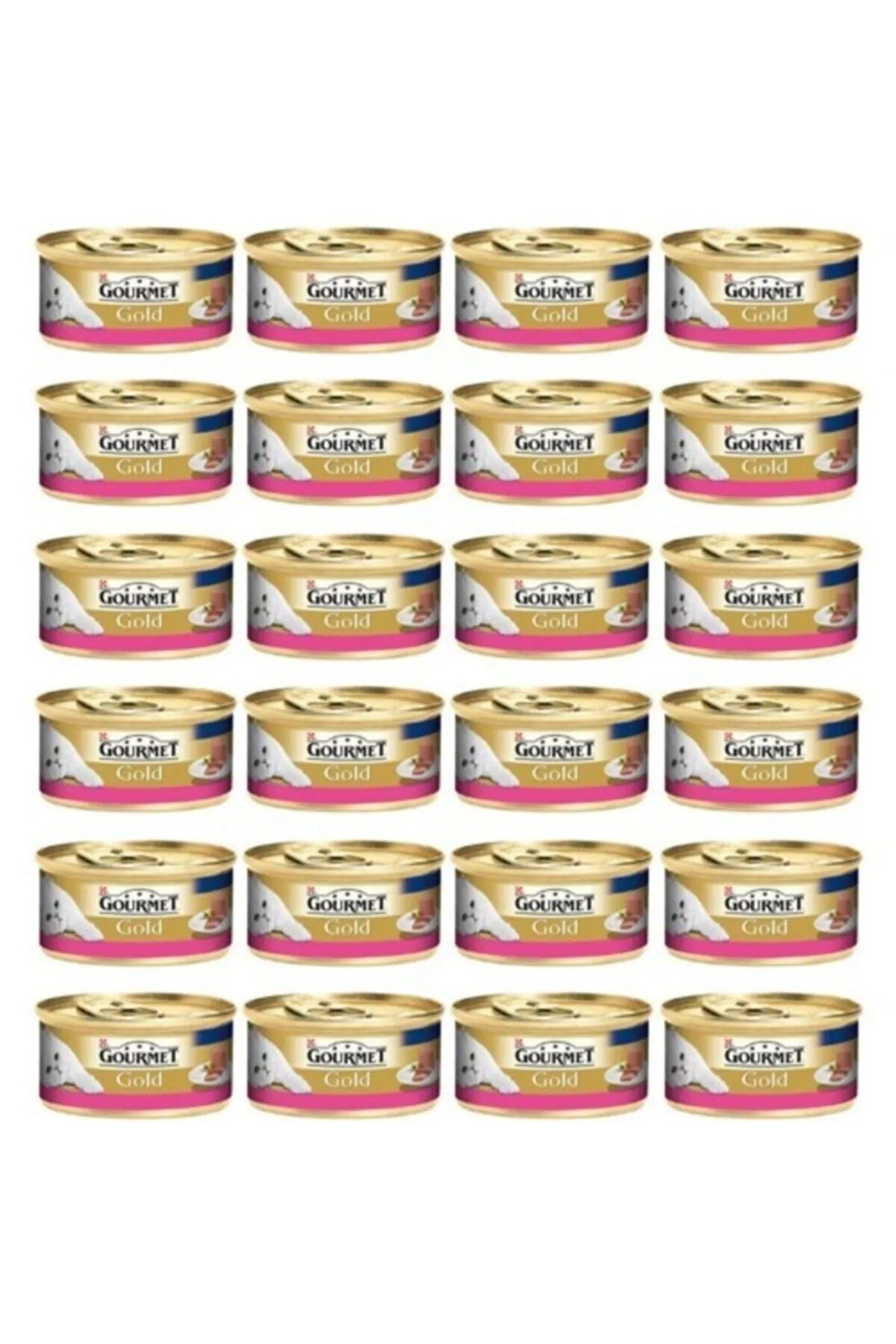 Gourmet%20Kıyılmış%20Sığır%20Etli%20Konserve%20Yetişkin%20Kedi%20Maması%2024%20X%2085%20G