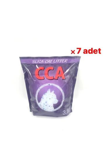 CCA Kristal Slica Kedi Kumu 3.8 Lt 7 Adet 