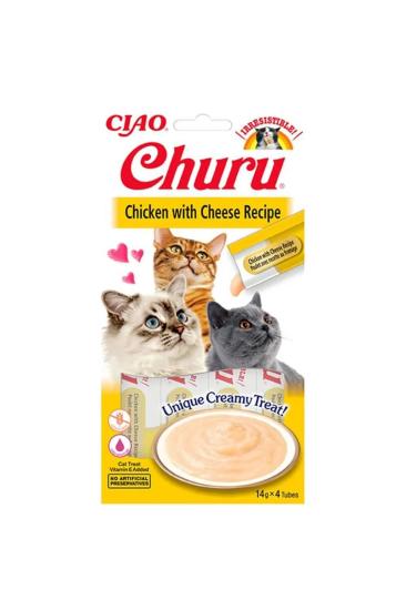 Ciao Churu Cream Tavuklu Ve Peynirli Kedi Ödül Kreması 4 X 14 gr
