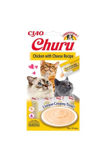 Ciao Churu 4x14gr Püre Tavuk&peynir Kedi Maması