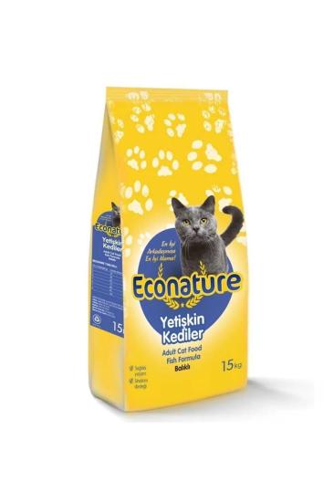 Econature Balıklı Yetişkin Kedi Maması 15 Kg TYC00622559334