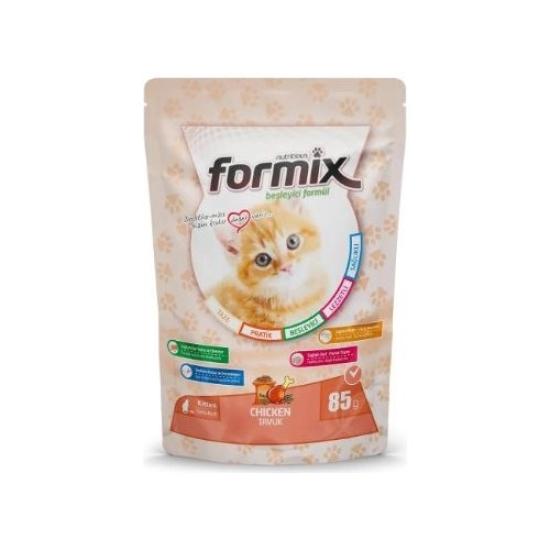 FORMİX Tavuk Etli Yavru Kedi Pouch 85 gr X24 Adet