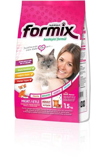 For mix Formix 1.5 Kg Meat/etli Kedi Maması