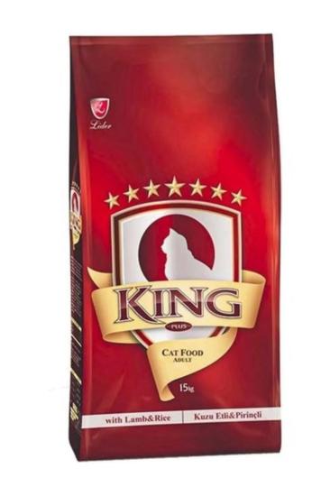King Kuzu Etli Ve Pirinçli Yetişkin Kedi Maması 15Kg 53346262