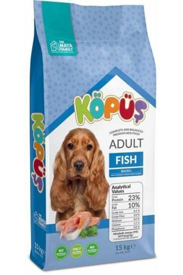 Köpüş Yetişkin Köpek Maması Balıklı 15 Kg PHK150012