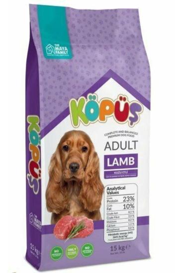 Köpüş Yetişkin Köpek Maması Kuzu Etli 15 Kg PHK150010