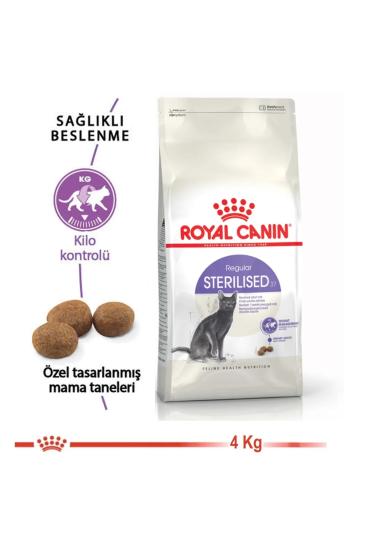 Royal Canin Sterilised 37 Kısırlaştırılmış Kedi Mamasi 4 Kg 06/2024 petticino674980