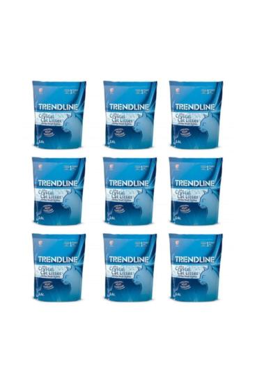 Trendline Kristal Silika Kedi Kumu - 3.6 lt x 9 Adet 5086387214757