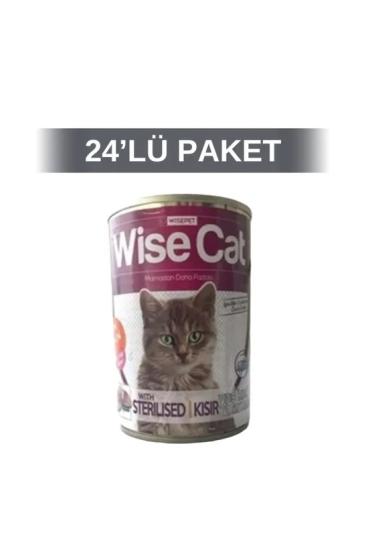 Wise Cat Kısırlaştırılmış Kedi Konserve Maması 400 gr 24 Adet