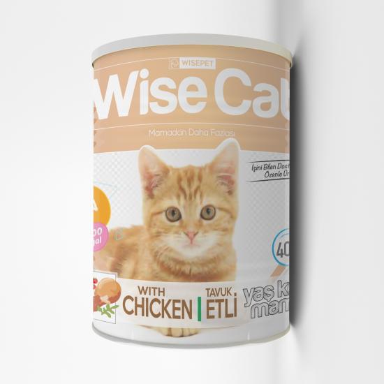 Wise Cat Tavuk Etli Yaş Kedi Konserve 24 Adet