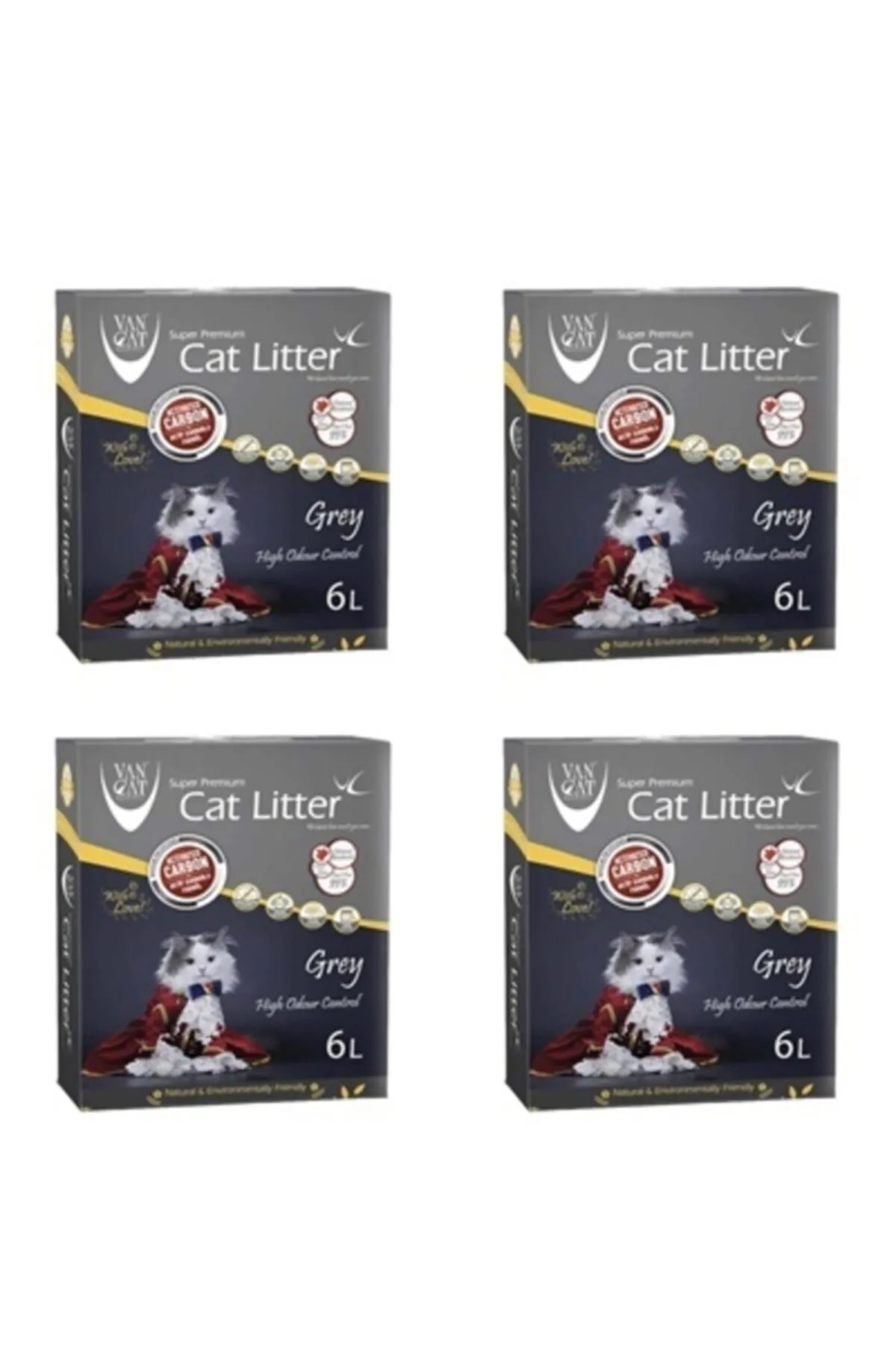 Vancat%20Aktif%20Karbon%20Kedi%20Kumu%20Kutu%206%20lt%20x%204%20Adet%2000523