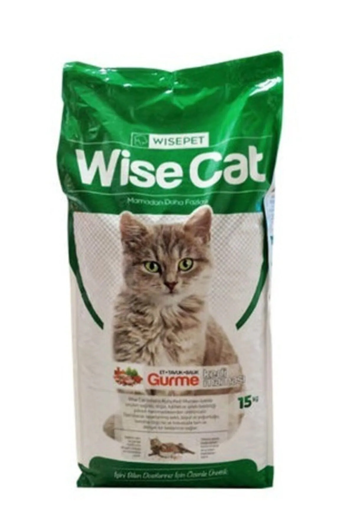 Wise%20Cat%20Gourmet%20Et,%20Tavuk%20Ve%20Balıklı%20Kedi%20Maması%2015%20Kg