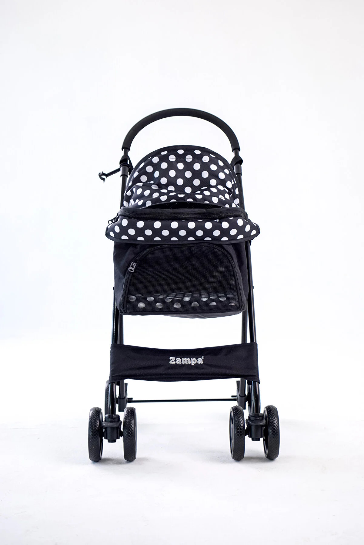 Zampa%20Perez%20Kedi%20&%20Köpek%20Arabası%20Siyah,%2042x63x89cm